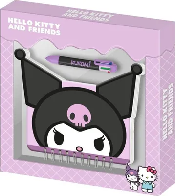 Image de Journal Kuromi de Hello Kitty et ses amis avec stylo