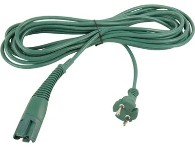 Stromkabel 10 m für Vorwerk Kobold VK 130/131, grün