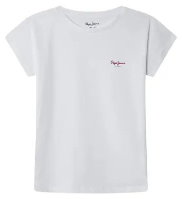 Immagine prodotto di Maglietta Pepe Jeans per bambine, modello Gigi, colore bianco, taglia 8