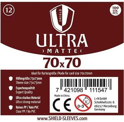 Produktbild von 1027382 - Ultra Matte - 100 Super Sleeves f. K.-Größe 70 x 70 mm
