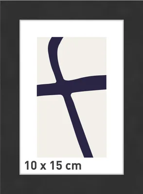 Produktbild von accent by nielsen Holz Bilderrahmen Velino, Schwarz, 10 x 15 cm