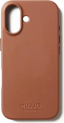 Produktbild von Mujjo Full Leather Case MagSafe Hülle für iPhone 17 Braun