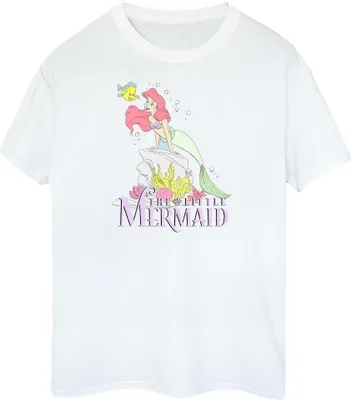 Produktbild von Disney - "The Little Mermaid Faded Nostalgia" T-Shirt für Damen BI51887 (XXL) (Weiß)