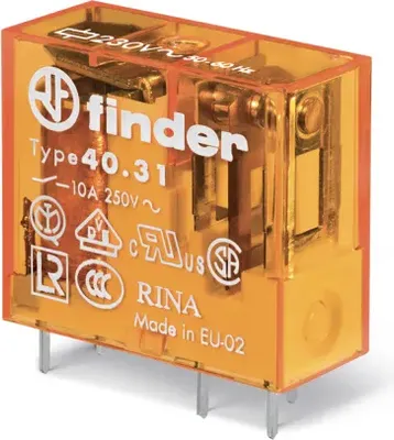 Produktbild von RELAIS FINDER 5Vdc 1Cto Geschaltet 10A/250Vac 40319005.0000