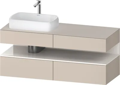 Produktbild von DURAVIT QA4765022830000 QTG KWTU WH Ek. 1400x550x600 Tp. Smt