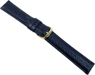 Produktbild von Kalb Matt Ersatzband Uhrenarmband Kalbsleder Dunkelblau 20637G, Stegbreite:20mm