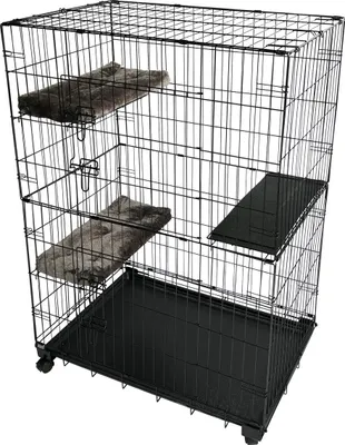 Productafbeelding van Duvo+ Topline kattenbench 2 deuren M - 91x61x131cm