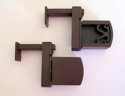 Produktbild von Klemmträger für Rollo, Rollohalterung, in Braun