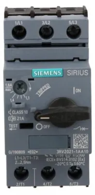 Obrázek produktu pro Siemens 3RV2021-1AA10, IP20