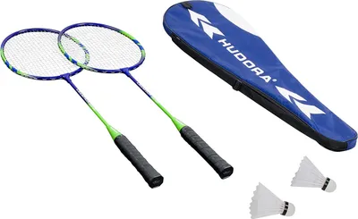 Produktbild von Federballset 2 Schläger Alu Softgrip 2 Bälle