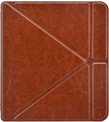 Image de Hoesjes Boetiek - Origami Case Housse pour le Kobo Forma Ebook - Housse à rabat Ereader Housse de protection Cover Braun