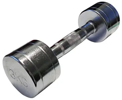 Immagine prodotto di Manubrio Acra cromato da 3 kg - 2