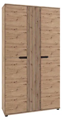 Productafbeelding van xonox.home Garderobekast Keno Artisan, eikenhoutlook / eikenhoutlook, afmetingen: 104 x 191 x 37 cm