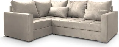 Produktbild von Masseno Ecksofa LIRENO L-S mit Schlaffunktion L-Form, Sofa mit Bettkasten, Wohnzimmersofa, Couch, Soffa, Bettsofa, Couchgarnitur- Beige, PAROS 02