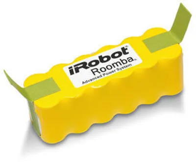 Produktbild von iRobot 13775, Akku, Staubsaugerroboter, Gelb, Nickel-Metallhydrid (NiMH), iRobot Roomba