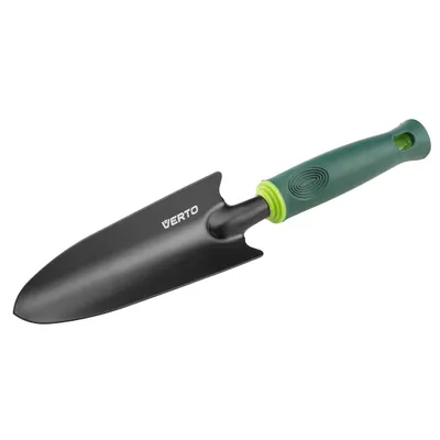 Produktbild von Verto 15G406, Gartenkelle, Stahl, Schwarz, Grün, Ergonomisch, Anti-Rutsch-Griff, Einfarbig, 350 mm