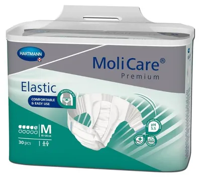 Produktbild von MoliCare® Premium Elastic 5 Tropfen - M 3 x 30 Stück