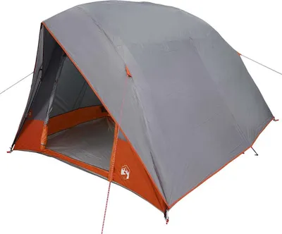 Obrázok produktu pre Kempingový stan vidaXL so strechou, sivý a oranžový, 275 x 230 x 140 cm, taft