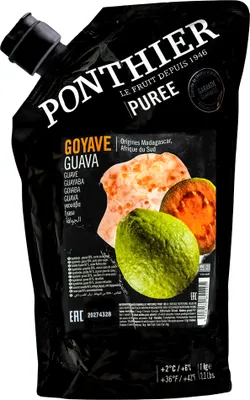 Produktbild von Food-United GUAVE PÜREE Zitrus-Frucht-Püree von Ponthier 4x 1KG