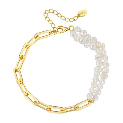 Produktbild von ROUGEMONT Perlen Armband Monte-Mare 925 Silber