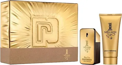 Produktbild von Paco Rabanne 1 Million Geschenkset für Herren: Eau de Toilette 100 ml + Duschgel 100 ml
