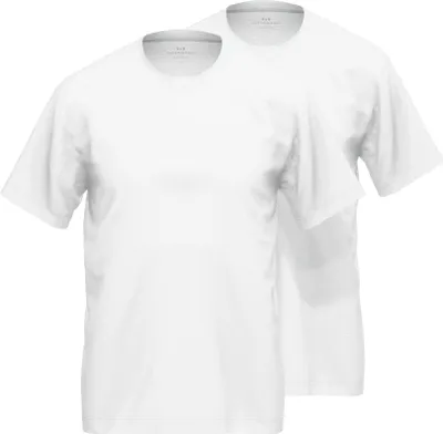 Produktbild von GÖTZBURG Herren T-Shirt, 2er Pack - Rundhals, Baumwolle, Kurzarm, einfarbig Weiß M