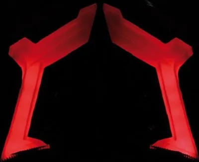 Immagine prodotto di Luce posteriore HIGHSIDER smart LED nera adatta per Kawasaki Style, omologata E (1 pezzo)