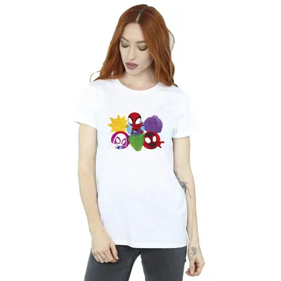 Produktbild von Marvel - "Spidey And His Amazing Friends" T-Shirt für Damen BI43984 (5XL) (Grau)