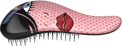 Immagine prodotto di Spazzola per capelli con manico rosso per labbra e occhi