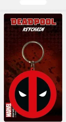 Obrázok produktu pre Gumená kľúčenka, logo Deadpool