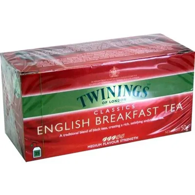 Produktbild von Twinings English Breakfast Tee 25 Beutel 50g