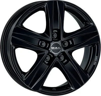 Produktbild von 16 Zoll Alufelge MAK stone 5 3 16"x6.5" 5x160 PCD ET60 65.1mm Felge Schwarz