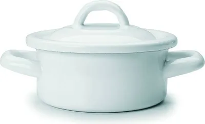 Produktbild von Emaille-Kochtopf mit Deckel 360 ml