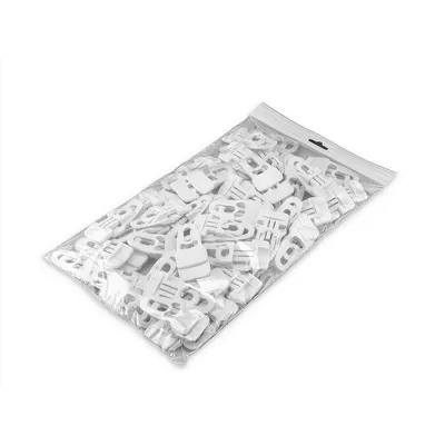 Produktbild von Adam Hall Accessories MIDI CLIP WHI M50 AH - Beutel Artikel Midi Clip für Molton weiß ( 50 Stk. )