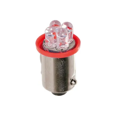 Immagine prodotto di Lampa 24V Micro lampada 4 Led - (T4W) - BA9s - 2 pezzi - D/Blister - Rosso