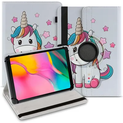 Produktbild von Tablet Hülle für Samsung Galaxy Tab A 10.1 2019 Tasche Schutzhülle Cover DrehbarFarben:Motiv 16