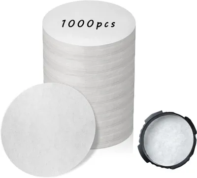 Produktbild von Einweg-Papierfilter für Kaffeemaschinen - Rund - 1000 Stück - Weiß