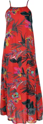 Produktbild von Boho Maxikleid, Sommerkleid, Strandkleid - Rot, Damen, Viskose, Größe: S
