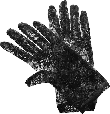 Produktbild von Spitze Handschuhe kurz, schwarz