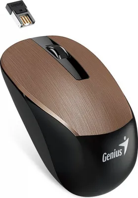 Produktbild von GENIUS NX-7015/Kancelářská/Optická/1 600 DPI/Bezdrátová USB/Hnědá