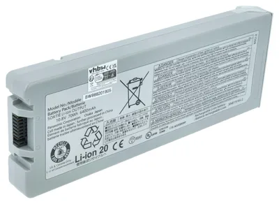 Produktbild von vhbw Akku kompatibel mit Panasonic Toughbook CF-C2 MK1 Notebook (6400 mAh, 10,8 V, Li-Ion)