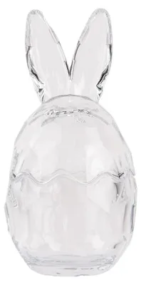 Image de Pot de rangement en verre, diamètre 9 cm, hauteur 17 cm, transparent