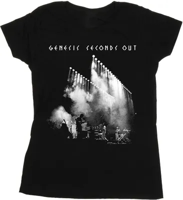 Produktbild von Genesis - "Seconds Out" T-Shirt für Damen BI37843 (S) (Schwarz)