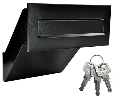 Immagine prodotto di Cassetta postale da incasso - Colore: nero anticato - Formato A4