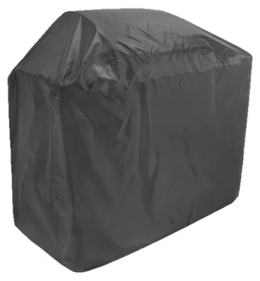 Obrázek produktu pro Černý kryt na gril, 1 kus, polyester odolný proti povětrnostním vlivům, větruodolný se stahovací šňůrkou, pro zahradní a plynové grily