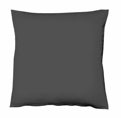 Produktbild von liebling Kissenhülle Interlock Jersey 40 x 40 cm, Farbe anthrazit, Kissenbezug aus 100% Baumwolle, edler Glanz, waschbar 60 Grad