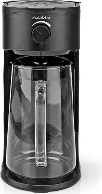 Produktbild von Nedis KAICM200FBK, Filterkaffeemaschine, 2,5 l, Gemahlener Kaffee, 750 W, Schwarz