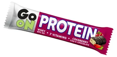 Productafbeelding van Go On Proteïnebar met cranberry, 50g, Sante