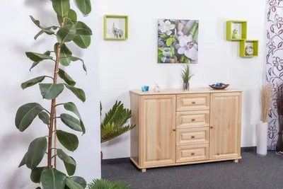 Produktbild von Massivholzkommode, 45cm x 150cm x 100cm (LxBxH)