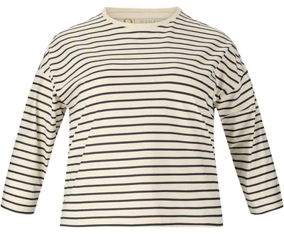 Immagine prodotto di Maglietta a maniche lunghe Q by Endurance Martine a righe 4371 Graystone 46
